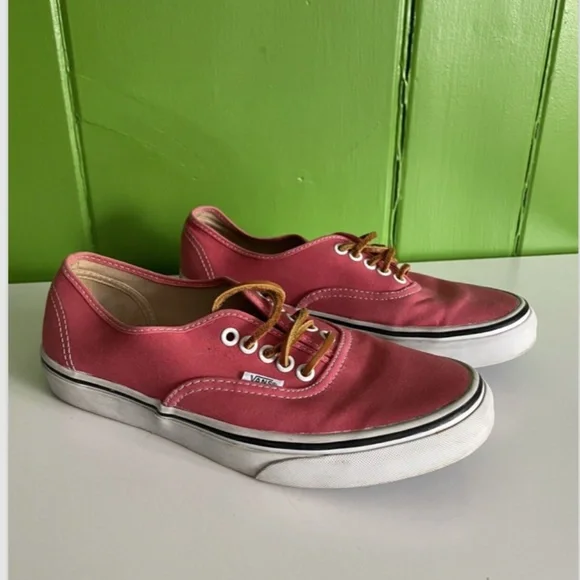 Vans Shoes Vans Deck Boat Shoe Mens 75 Skate Sneaker Pink